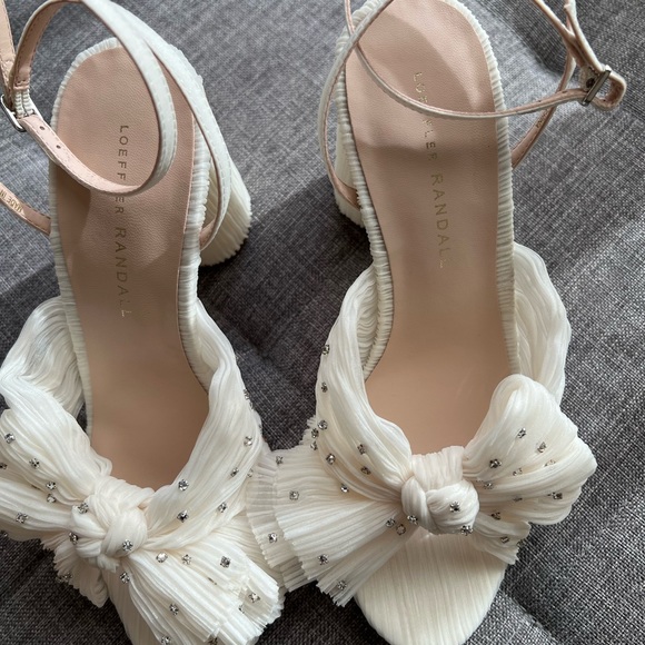 Loeffler Randall Camellia Pleated Knot Sandals - Picture 5 of 6